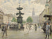 Die lebendige Amager-Platz in Kopenhagen - Paul Fischer — Ansicht des Kunstwerks