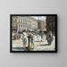 Au Triangle à Copenhague un jour d'été chaud - Paul Fischer — gerahmtes Bild an der Wand