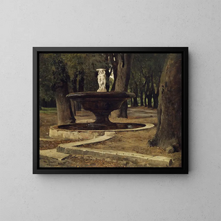 Paul Flickel - Brunnen im Park der Villa Borghese in Rom.webp