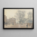 Cheyne Walk im Winter - Paul Fordyce Maitland — gerahmtes Bild an der Wand