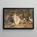 Basse-cour - Paul Friedrich Meyerheim — gerahmtes Bild an der Wand