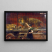 La Lionne jalouse - Paul Friedrich Meyerheim — gerahmtes Bild an der Wand
