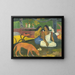 Freude an Arearea - Paul Gauguin — gerahmtes Bild an der Wand