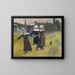 Bretonische Mädchen beim Tanzen in Pont-Aven - Paul Gauguin — gerahmtes Bild an der Wand