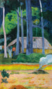 Cabane sous les arbres - Paul Gauguin — Ansicht des Kunstwerks