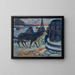 Weihnachtsnacht, der Segen der Rinder - Paul Gauguin — gerahmtes Bild an der Wand