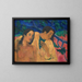 Flucht nach Tahiti - Paul Gauguin — gerahmtes Bild an der Wand