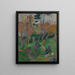 Landschaft - Paul Gauguin — gerahmtes Bild an der Wand