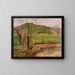 Landschaft bei Pont-Aven - Paul Gauguin — gerahmtes Bild an der Wand