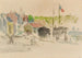 Das Dorf - Paul Gauguin — Ansicht des Kunstwerks
