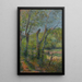 Les Saules - Paul Gauguin — gerahmtes Bild an der Wand