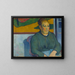 Madame Roulin - Paul Gauguin — gerahmtes Bild an der Wand