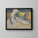 Stillleben mit Äpfeln - Paul Gauguin — gerahmtes Bild an der Wand