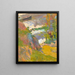 Pêcheur et baigneurs sur l'Aven - Paul Gauguin — gerahmtes Bild an der Wand