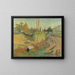 in der Nähe von Arles oder Das Mas d'Arles - Paul Gauguin — gerahmtes Bild an der Wand