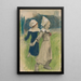 Studie für Bretoninnen tanzend in Pont-Aven - Paul Gauguin — gerahmtes Bild an der Wand