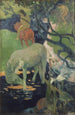 Der weiße Hengst - Paul Gauguin — Ansicht des Kunstwerks
