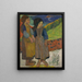 Zwei Bretoninnen am Meer - Paul Gauguin — gerahmtes Bild an der Wand