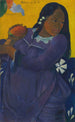 Frau mit Mango - Paul Gauguin — Ansicht des Kunstwerks