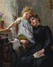 La Petite couturière - Paul Hermann Wagner — Ansicht des Kunstwerks