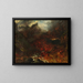 Le Val d'Enfer au pied du Sancy - Paul Huet — gerahmtes Bild an der Wand