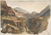 Vue de montagne à Oisans Isère - Paul Huet — Ansicht des Kunstwerks