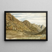 Felsen entlang der Romanche - Paul Huet — gerahmtes Bild an der Wand