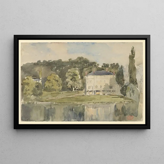 Paul Huet - View of the Chteau at Folembray.webp