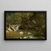 Fluss im Wald - Paul Huet — gerahmtes Bild an der Wand