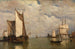 Ruhe vor dem Sturm in Dordrecht - Paul Jean Clays — Ansicht des Kunstwerks