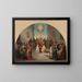 Die sieben Sakramente - Paul Jourdy — gerahmtes Bild an der Wand