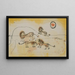 Eine Löwenherde macht Notizen - Paul Klee — gerahmtes Bild an der Wand