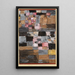 Aufstieg einer kleinen Stadt - Paul Klee — gerahmtes Bild an der Wand
