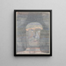 Kopf eines Athleten - Paul Klee — gerahmtes Bild an der Wand