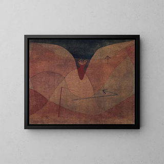 Evolution der Luftfahrt - Paul Klee — gerahmtes Bild an der Wand