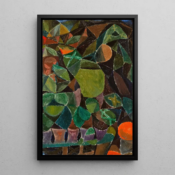 Passerelle fleurie - Paul Klee — gerahmtes Bild an der Wand