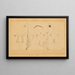 Brüder - Paul Klee — gerahmtes Bild an der Wand