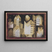 Stadt der Kälte - Paul Klee — gerahmtes Bild an der Wand