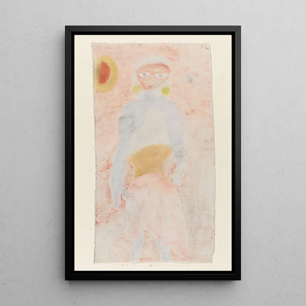 Beginn im Kabarett - Paul Klee — gerahmtes Bild an der Wand