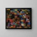 Tiefgründiger Pathos - Paul Klee — gerahmtes Bild an der Wand