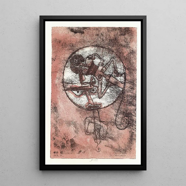 L'Verliebte - Paul Klee — gerahmtes Bild an der Wand