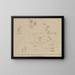 Zeichnung für die Vogelinseln - Paul Klee — gerahmtes Bild an der Wand