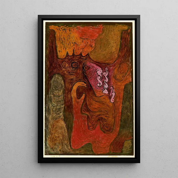 Dryaden - Paul Klee — gerahmtes Bild an der Wand
