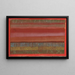 Landschaft flach - Paul Klee — gerahmtes Bild an der Wand