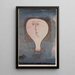 Angst eines Mädchens - Paul Klee — gerahmtes Bild an der Wand