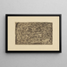 Garten der Leidenschaft - Paul Klee — gerahmtes Bild an der Wand