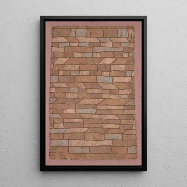 Hütte - Paul Klee — gerahmtes Bild an der Wand