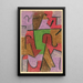 Indien - Paul Klee — gerahmtes Bild an der Wand