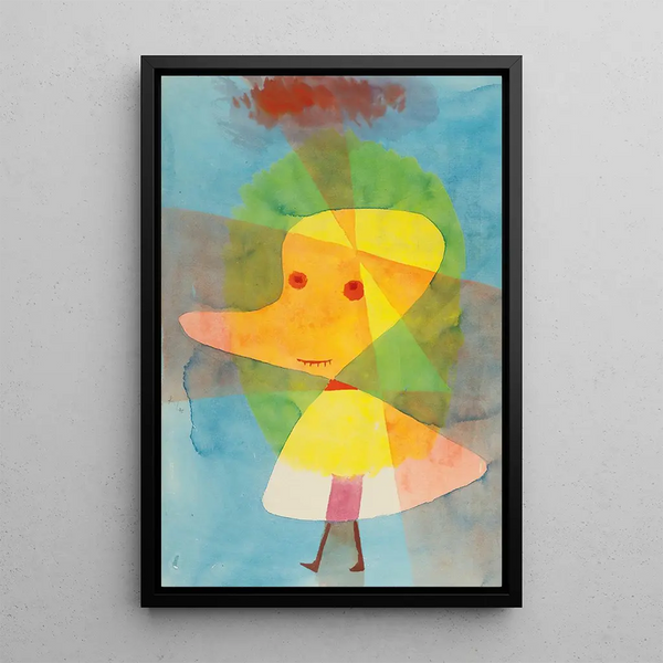 Petit Fantôme de Jardin - Paul Klee — gerahmtes Bild an der Wand
