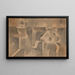 Küstenlandschaft - Paul Klee — gerahmtes Bild an der Wand
